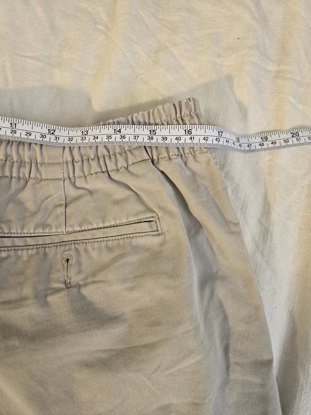 Polo by Ralph Lauren Khaki Elastic Drawstring Athletic Shorts